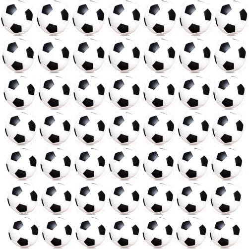 Oleitodh Mini Soccer Stress Balls 96 Pcs 2'' Inch Foam Sports Stress Ball Bulk for Kids Adults Small Soccer Party Favors Stress Anxiety Relief Relaxation Squeeze Ball for Party Decor School Carnival Reward