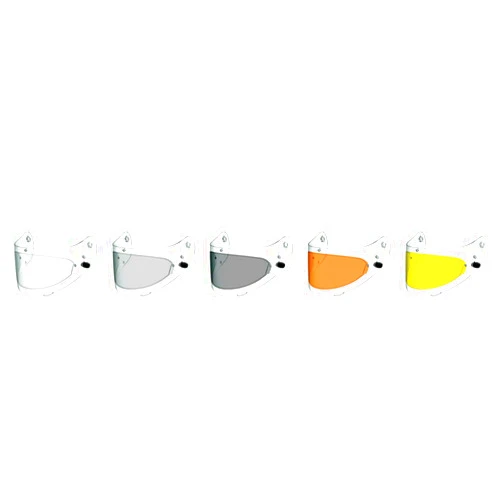HJC HJ-20 Pinlock Ready Shield RPS-10 Street Bike Motorcycle Helmet Accessories - Smoke / One Size Fits Most