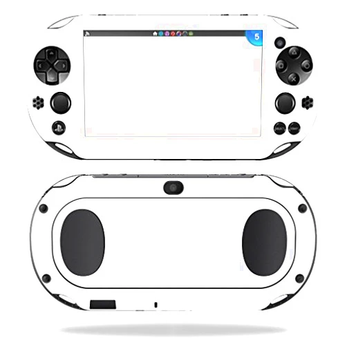 MIGHTY SKINS MightySkins Skin Compatible with Sony PS Vita (Wi-Fi 2nd Gen) wrap Cover Sticker Skins Solid White