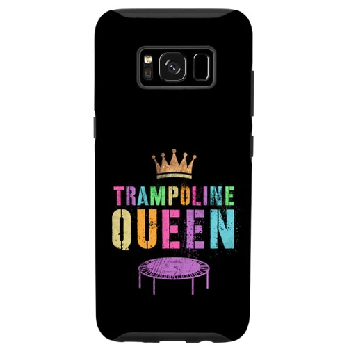 Born To Bounce & Flip Out Galaxy S8 Flippin' Awesome TRAMPOLINE QUEEN Gymnastics Team Gymnast Case