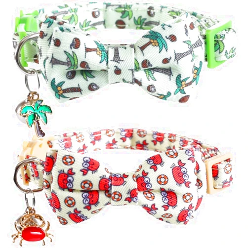 Lamphyface Cat Collar Breakaway with Cute Bow Tie and Bell Accessories for Kitty Adjustable Safety