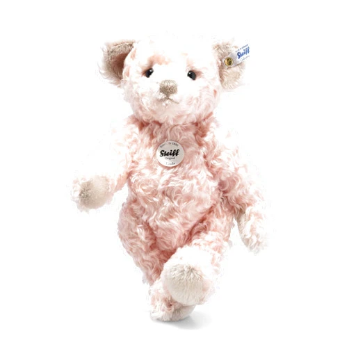 Steiff Linda Teddy Bear Collectible Plush Animal, Pale Pink, 12 inches