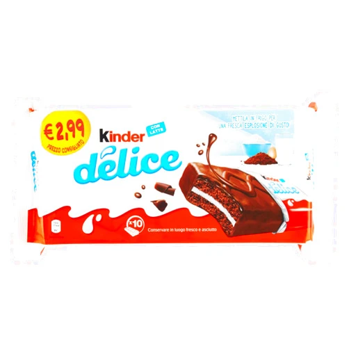 Kinder Delice, Pack of 10 Pieces, 390g