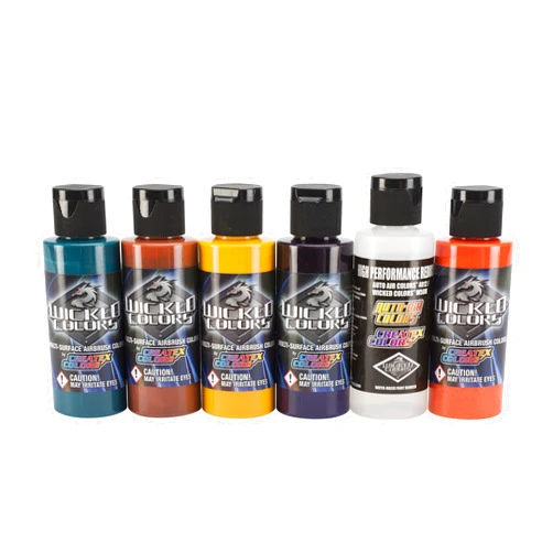 Wicked Colors W104-00 2-Ounce Wicked Secondary Set Airbrush