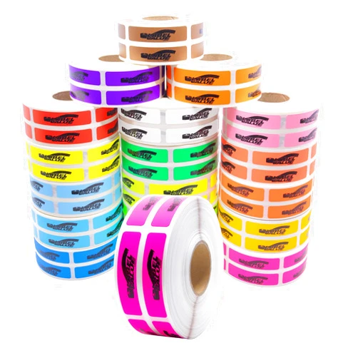 LabelValue Brand - Custom Printed .375” x 1.625” Custom Stickers - 1000 Labels/Roll | Customizable with Text and Graphics - Use for Business or Personal Projects