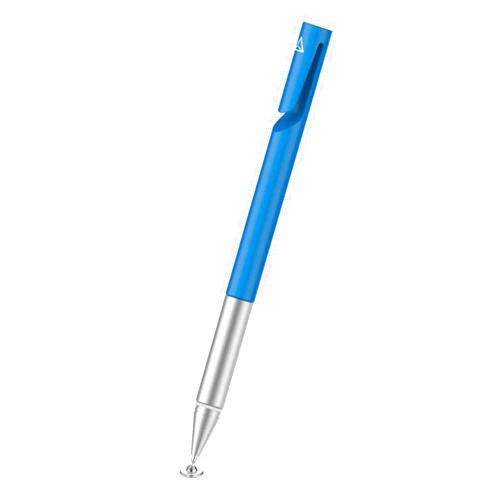 Adonit Mini 4 (Royal Blue) Universal Stylus Disc Capacitive Pen, Pocket-Sized Touch Screen Pens, Laser Cut Clip. Compatible with Apple/iPhone/iPad/Mini/Air/Android/Galaxy/All Touch Screens & Tablets