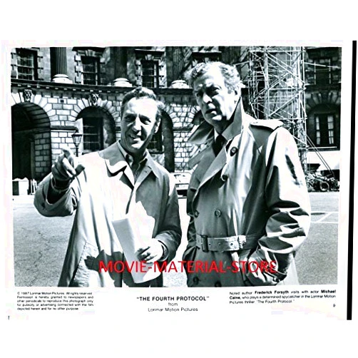 Michael Caine Frederick Forsythe The Fourth Protocol Original 8x10