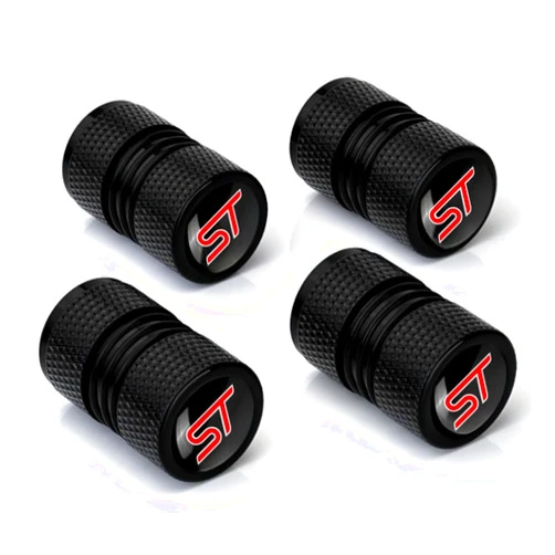 JULOPO Car Wheel Tire Valve Stem Caps Compatible with ST line Fashion Tire Air Caps Cover