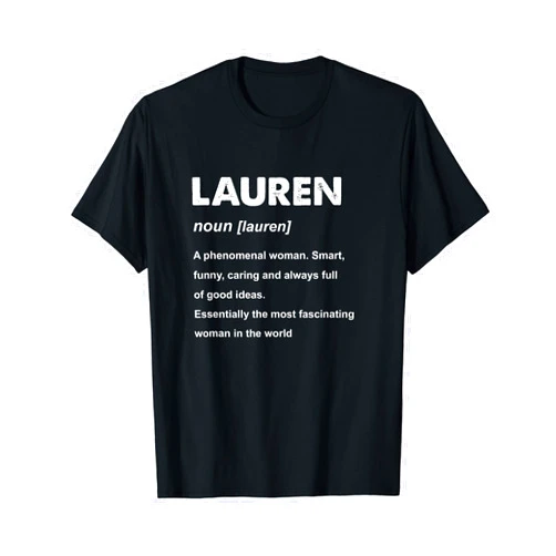 Lauren Name Shirts & Gifts Lauren Name T-Shirt