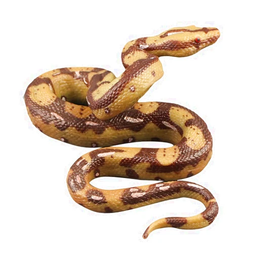 Amosfun High Simulation Python Model Toy Big Realistic Snake Halloween Tricky Creepy Prank Scary Snake Toy