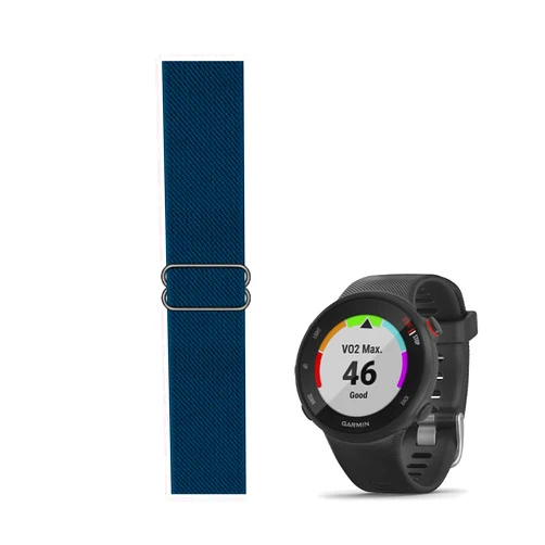 C2D JOY Stretchy Loop Nylon Strap Compatible with Garmin forerunner 45/45S Bands Replacement Accessory Adjustable Elastic
