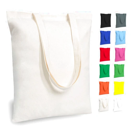 TOPDesign 5 | 12 | 24 | 48 | 192 Pack Economical Cotton Tote Bag, Lightweight Medium Reusable Grocery Shopping Cloth Bags, Suitable for DIY, Advertising, Promotion, Gift, Activity (5-Pack)