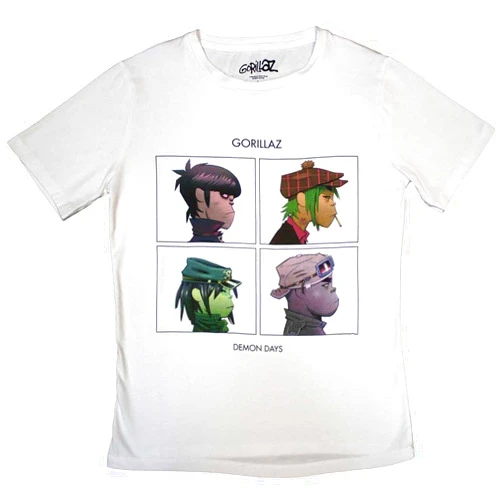 Rock Off officially licensed products Gorillaz Demon Days Womens Junior Fit T Shirt