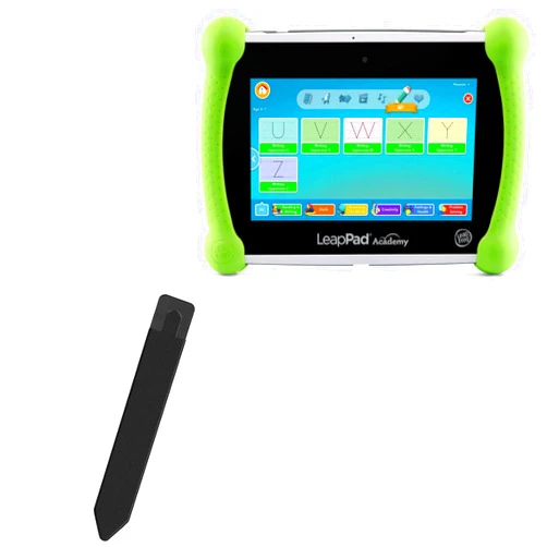 BoxWave Stylus Pouch Compatible with Leapfrog LeapPad Academy - Stylus PortaPouch, Stylus Holder Carrier Portable Self-Adhesive for Leapfrog LeapPad Academy - Jet Black