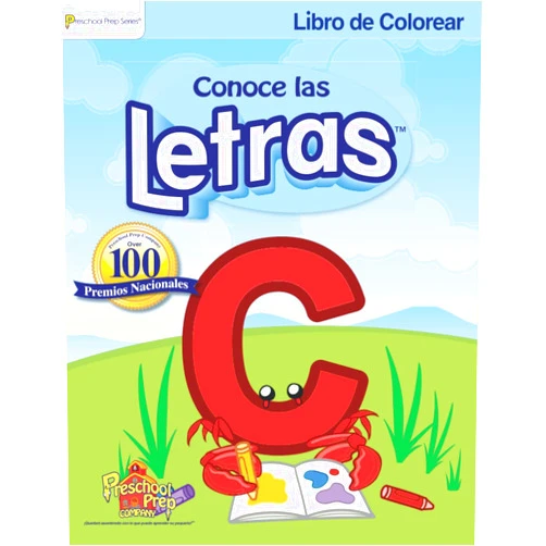 By Kathy Oxley (Author) Conoce las Letras Libro de Colorear: Meet the Letters Coloring Book (Spanish Version)