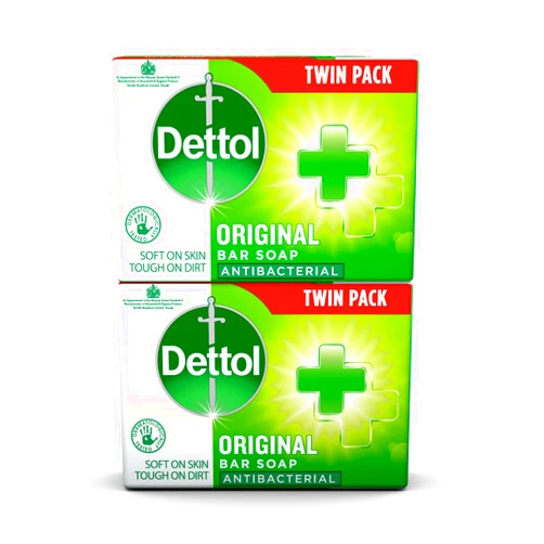 Dettol Anti Bacterial Original Soap 100g Twin Pack Dermatologically Tested