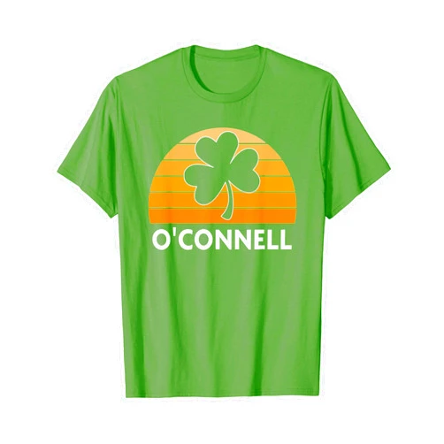 St Patricks Day Shirt by Zum2 O'Connell Irish Family Name T-Shirt