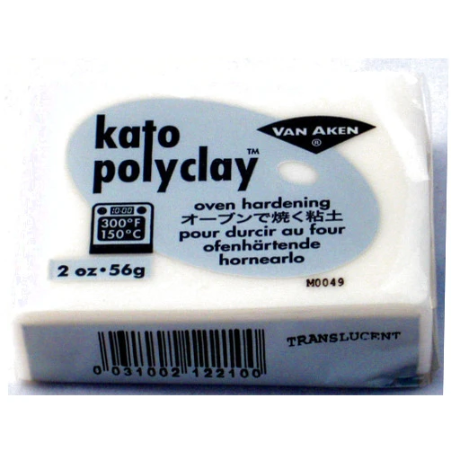 Generic Kato Polymer Clay Oven Jewelry Craft Bake Polyclay Bar Art Van Aken 2 Oz (TRANSLUCENT)