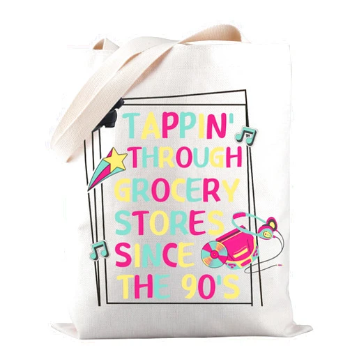 PWHAOO Tap Dance Tote Bag Tap Dancing Gift Dance Teacher Gift Tap Dancer Gift Tap Dance Love Gift