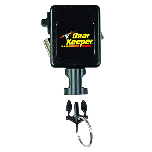 Gear Keeper Hammerhead Industries Gear Keeper, Key Retractor with Stainless Steel Rotating Belt Clip, Made in USA
