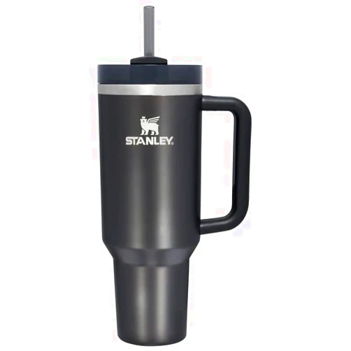 Stanley 40oz Adventure Quencher Reusable Insulated Stainless Steel Tumbler (Black Glow)