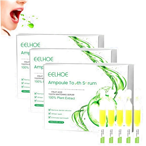 TRYSPUN Ampoule Toothpaste, Ampoule Dental Serum, 10PCS Ampoule Essence Toothpaste, Tooth Whitening Essence for Removal Tartar, 15ML (3box)