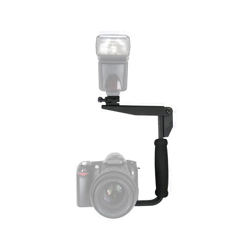 Hila Nikon 1 J3 Flash Bracket (PivPo Pivoting Positioning) 180 Degrees (Nikon Shoe)