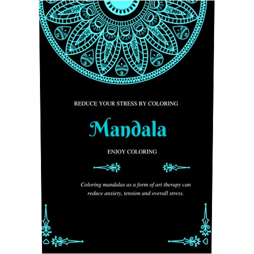 Dana Farrah Mandala Coloring Book: Stress Relief Coloring Book