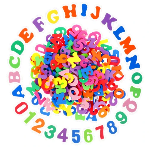 Molain 260Pcs Letter Stickers Numbers Stickers Foam Numbers Letter Stickers, Assorted Colors Self Adhesive A-Z Alphabet Stickers for DIY Crafts Scrapbooking Kids School Project Party Decorations