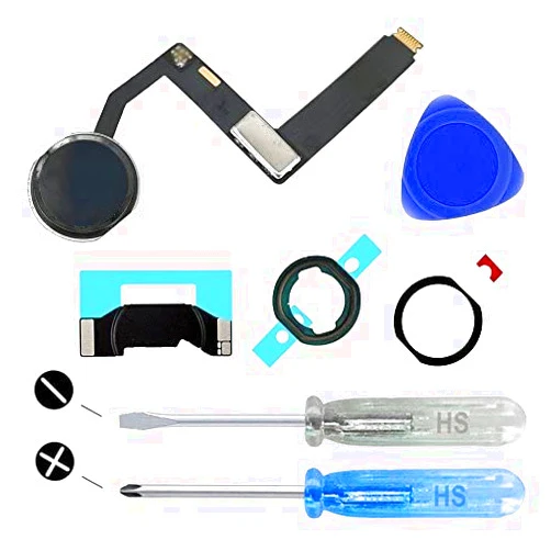 MMOBIEL Home Button Compatible with iPad Pro (9.7-inch) 2016 - Flex Cable Connector - Replacement - Incl. Screwdrivers - White