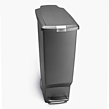 simplehuman CW1393 trash can, 40 Liter Easy-Open Packaging, Grey Grey 40 Liter Easy-Open Packaging
