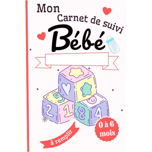 Ma petite maman d'amour Mon carnet de suivi bébé à remplir de 0 à 6 mois: livre de bord future maman, avec suivi quotidien, allaitement, changement de couche, repas, activités, sommeil, et soins (French Edition)