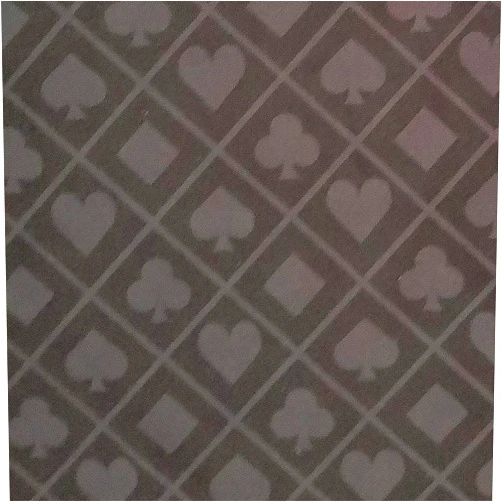 BALIKEN 108X56 Inch Section of Two-Tone Suited Poker Table Speed Cloth, with Diamonds Hearts Clubs and Spades Patterns Waterproof Easy to Clean