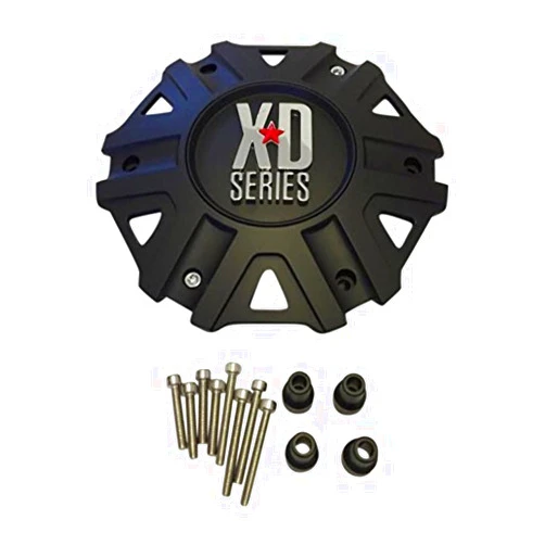 XD SERIES KMC XD Series Monster II 2 Cap M-959 Black Wheel Center Cap