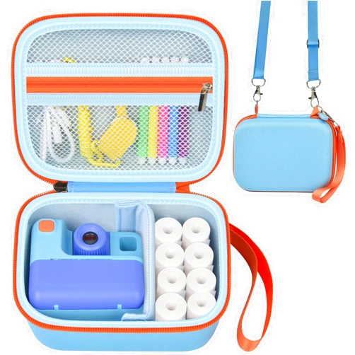 Boobowl Case Compatible with ESOXOFFORE/for DUDUDRAGON/for LETSHAHA/for GREENKINDER/for Dylanto/for Mgaolo Upgrade Kids Instant Print Camera, Digital Video Cameras Toys Storage Holder Bag (Box Only)
