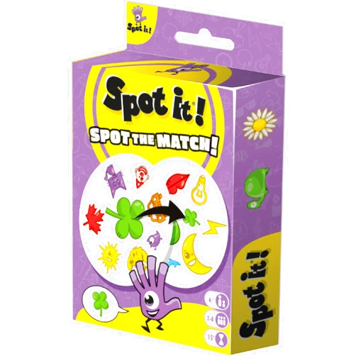 Zygomatic Spot It! Pocket Observation Game - Matching Game for Ages 6+, 2-8 Players, 15 Minute Playtime