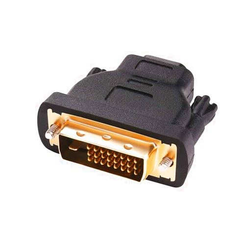 DTech DVI to HDMI Adapter DVI Male to HDMI Female Bi-Directional DVI-D Port Converter 4K 1080P Gold Plated Connector