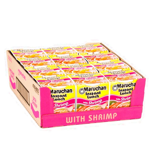 Maruchan Ramen Shrimp Flavor, 2.25 oz, 12 ct