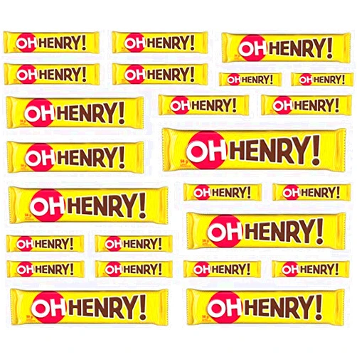 Generic Oh Henry! Chocolate Candy Bar with Peanuts, 24-Pack (Shipped with Ice Pack) Shipped from Canada