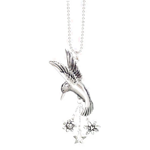 Ganz Hummingbird Zinc Car Charm New