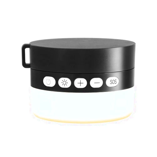 KAKULO LED Camping Lantern, Rechargeable Camping Light with 4 Light Modes & SOS, Dimmable Tent Lights for Camping Emergency Hurricane Hiking Power Outage (Black)