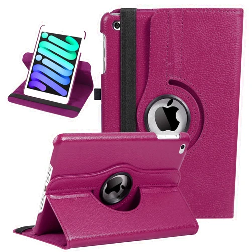 LayYun iPad Mini Case for New iPad Mini 5 2019/Mini 4 2015 (5th/4th Generation 7.9 inch) - 360 Degree Rotating Stand Protective iPad Case with Auto Wake/Sleep (Purple)