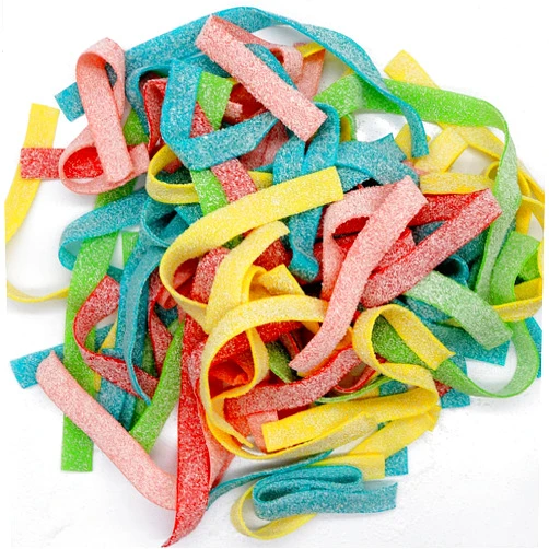 Smarty Stop Sour Gummy candy Strips (Fruit Punch - Assorted Flavors, 1.5 Pound)