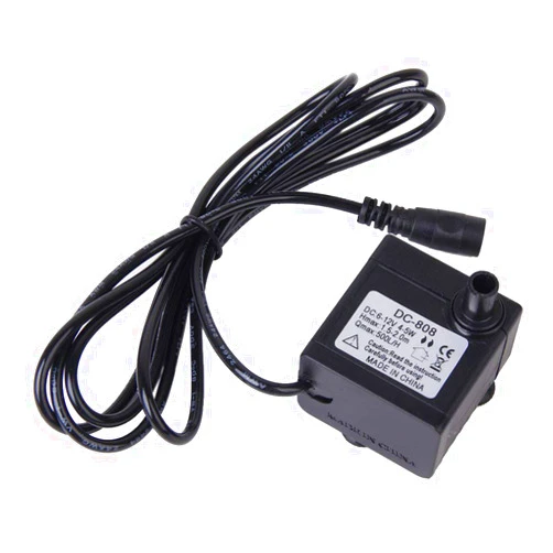 Balacoo Usb Water Pump Submersible Water Pump DC 6-12V 5W 500L/ H Fresh Water Pump for Fish Tank Aquarium Pond Fountains Small Water Pump