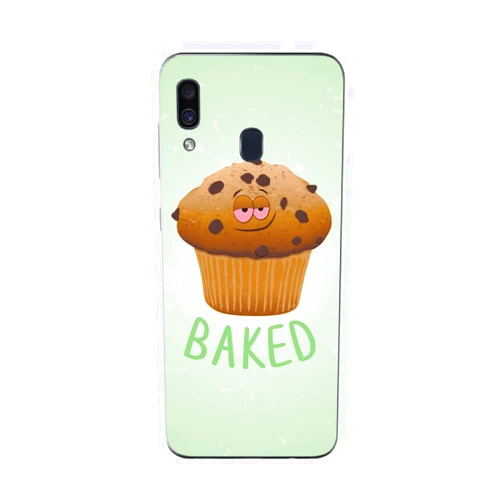 MIGHTY SKINS MightySkins Skin for Samsung Galaxy A20 / A30 - Baked | Protective, Durable, and Unique Vinyl Decal wrap Cover | Easy to Apply, Remove, and Change Styles | Made in The USA (SAGA20-Baked)