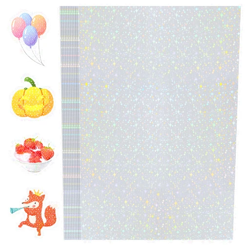 Cosrk Holographic-Sticker Paper, 24 Sheets Holographic-Paper 8.5