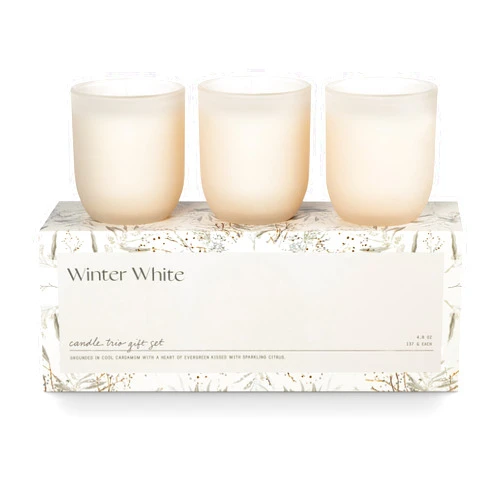 ILLUME Candle Trio Gift Set, Winter White