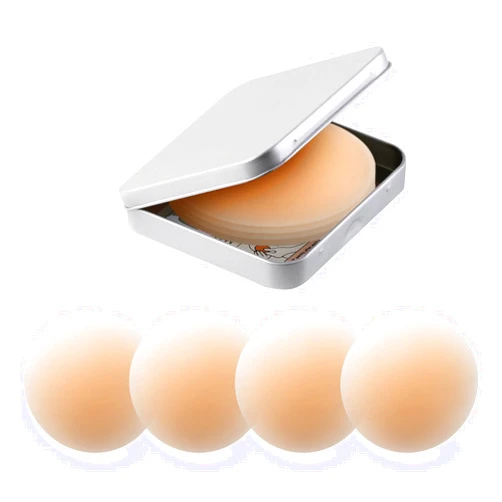 Trifabricy Nipple Covers, 2/3 Pairs Sticky Silicone Nipple Pasties, Reusable Breast Petals, Cakes Body Nipple Cover for Women
