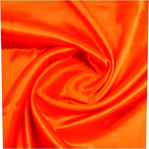 Kanak Textiles Ultra Silky Soft and Luxurious Satin 5-Piece Split King Bed Sheet Set for Adjustable Beds with 21'' Deep Pockets Double Fitted Sheet-Orange