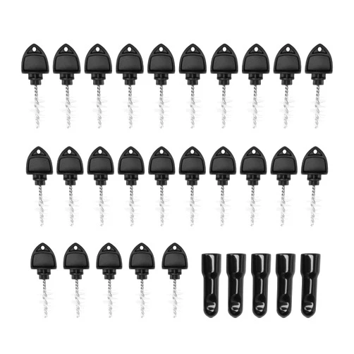 COITEK Beer Faucet Cap Kit 30 Pcs, CoiTek 25 Pcs Draft Beer Faucet Plug Brush 5 Pcs Draft Tap Brush Black Rubber Beer Faucet Covers (30)